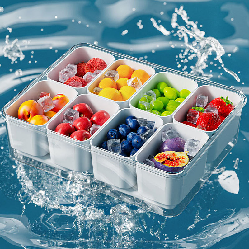Fresh-Lock Multi-Compartment Prep & Drain Organizer