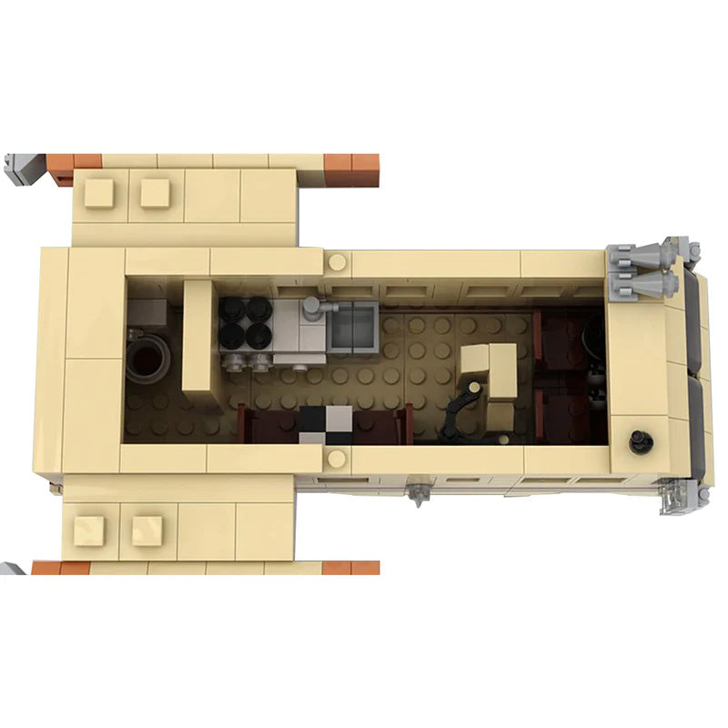 Eagle-5 Spaceship Building Block Set