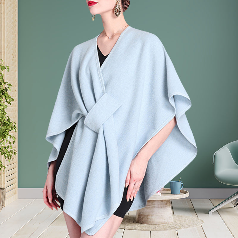 Women's Solid Color Cape Shawl