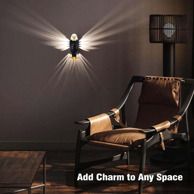 Bald Eagle Decorative Wall Lamp