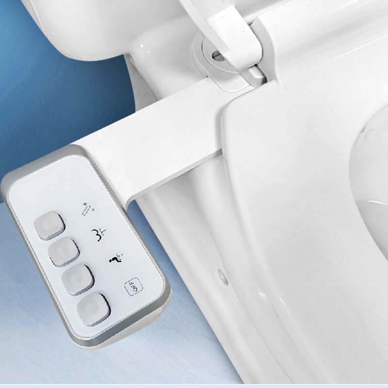 Compact Non-Electric Bidet Attachment with Foldable Nozzle