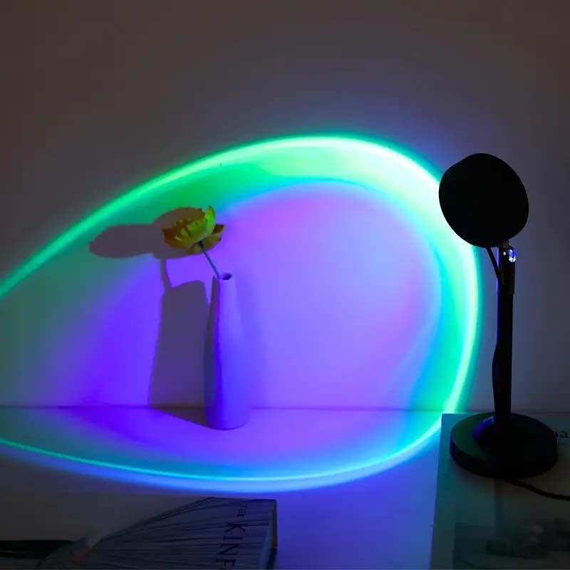 RGB solnedgångsprojektionslampa