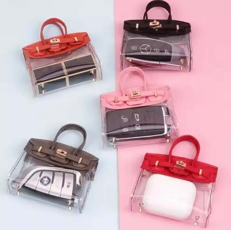 Trendy Mini Transparent Key Case
