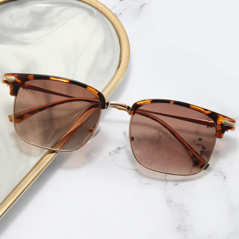 Classic Thick Square Frame Clear Lens Glasses