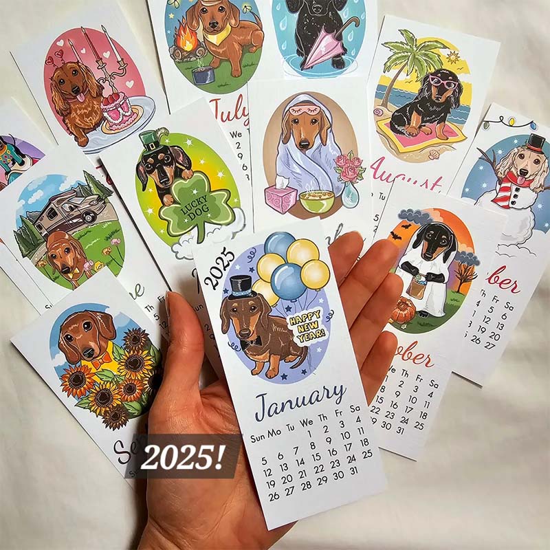 2025 Dachshund Calendar