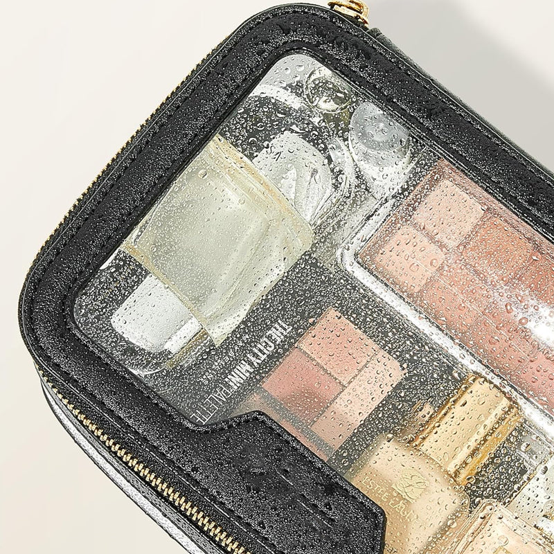 Clear Travel Makeup Bag – Waterproof TPU Cosmetic Organizer for Women