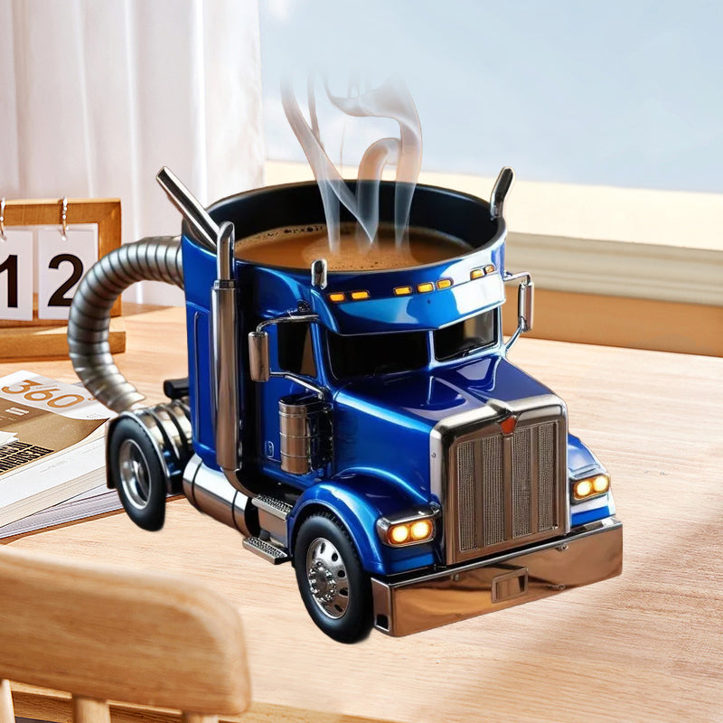 Semi-truck kaffemugg