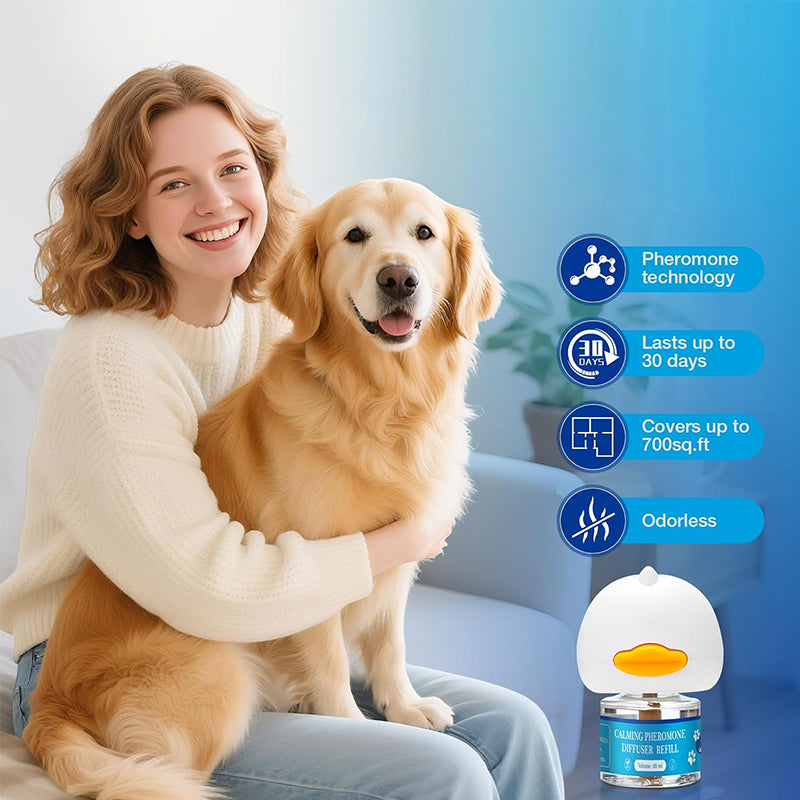 [US Plug] Pet Calming Pheromone Diffuser Kit