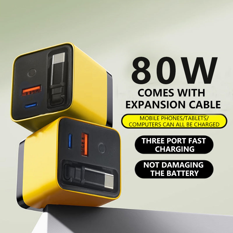 Fast Charger with Retractable Cable