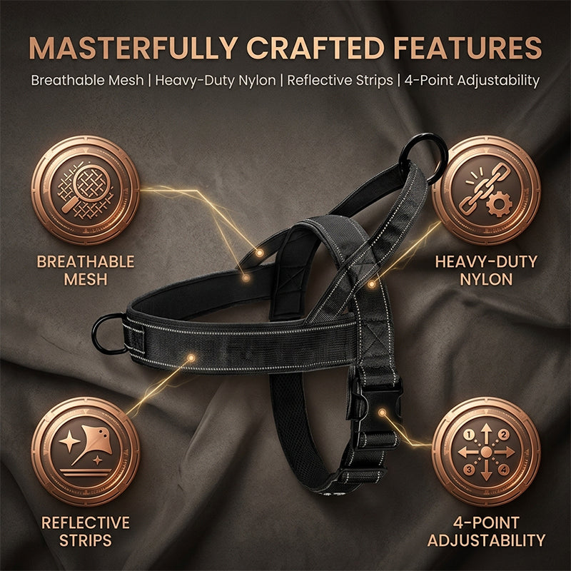 Ultimate No-Pull Reflective Dog Harness