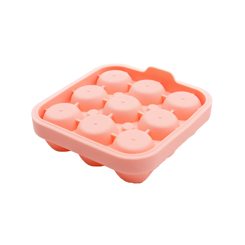 Rose Ice Cube Tray – 9-Cavity Silicone Mold for Whiskey & Cold Drinks