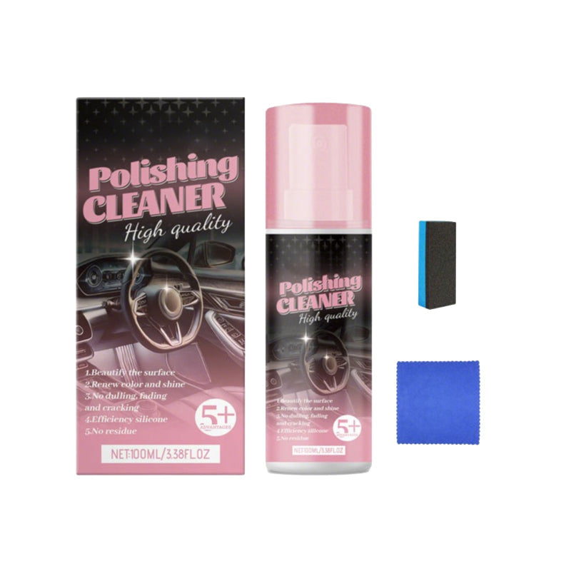 Car Interior Cleaning & Polishing Kit – Gentle Leather Care and Restoration Set