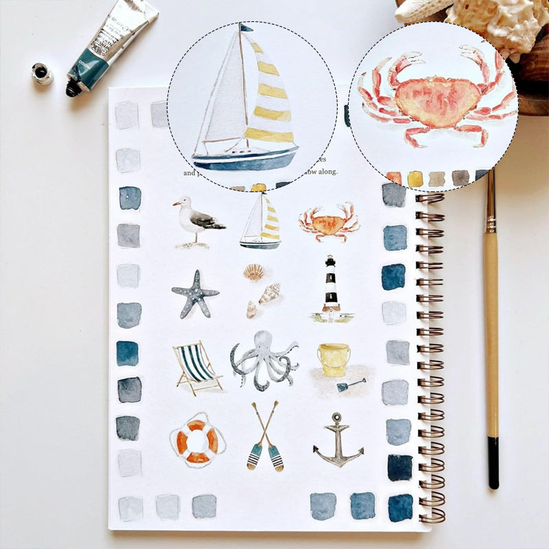Watercolor Painting Book for Beginners