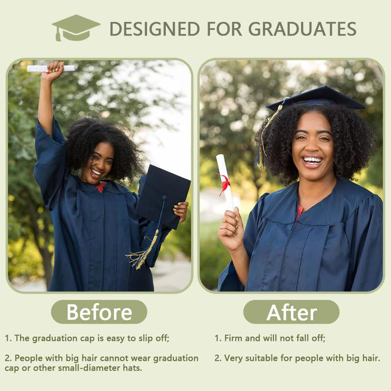 Firm Anti-fall Hair Band for Graduation Cap