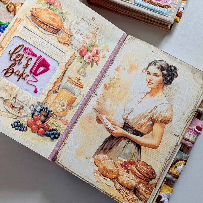 Handcrafted Recipe Journal