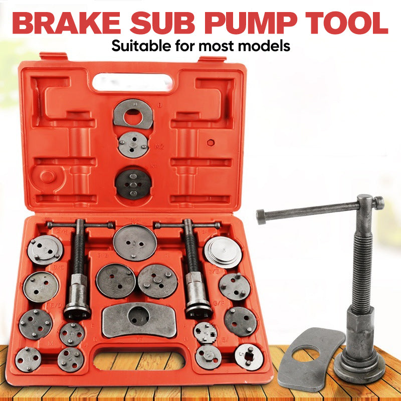 22-piece disc brake cylinder tool set