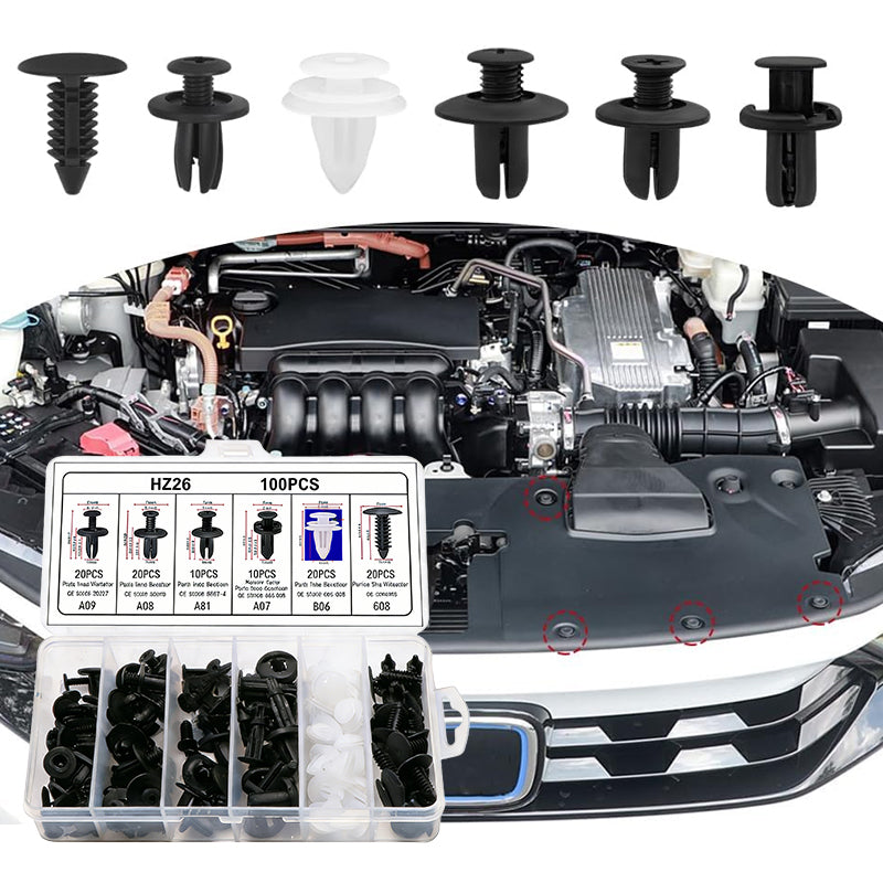 Car Bumper Retainer Clips Set