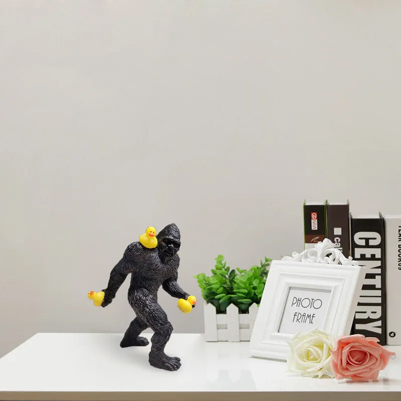 Stora fot apa man ornament