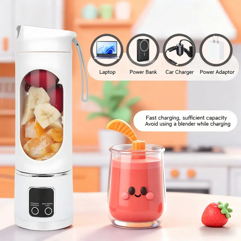 Dual-Motor Portable Juicer Cup