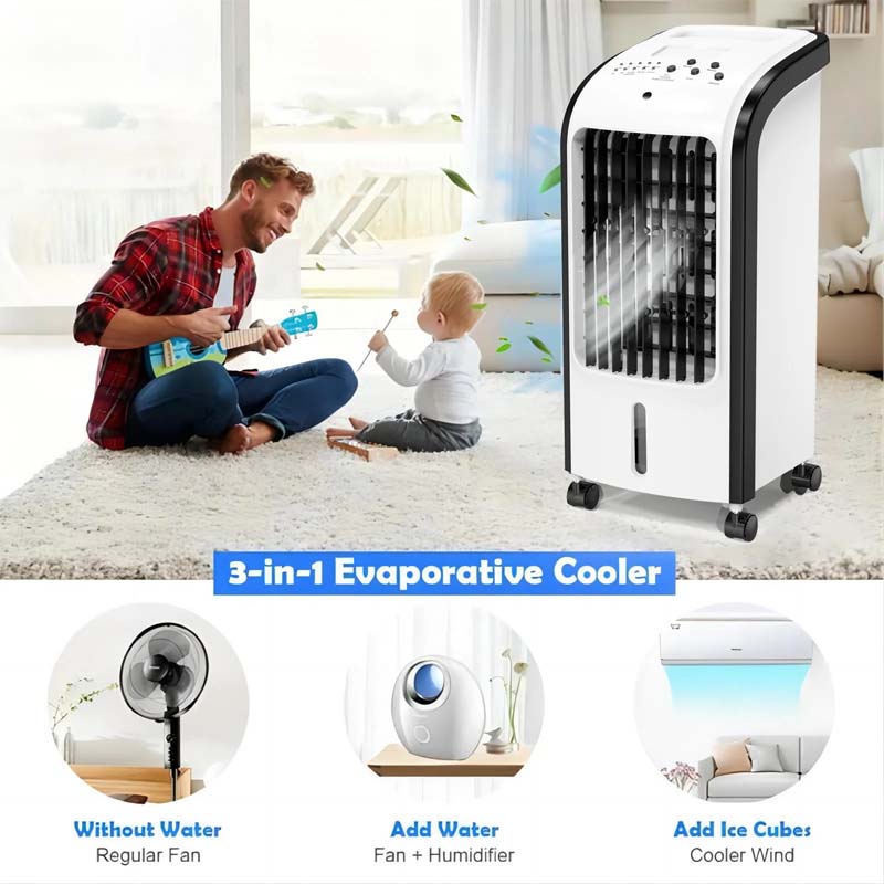 Portable Evaporative Air Cooler with Remote Control