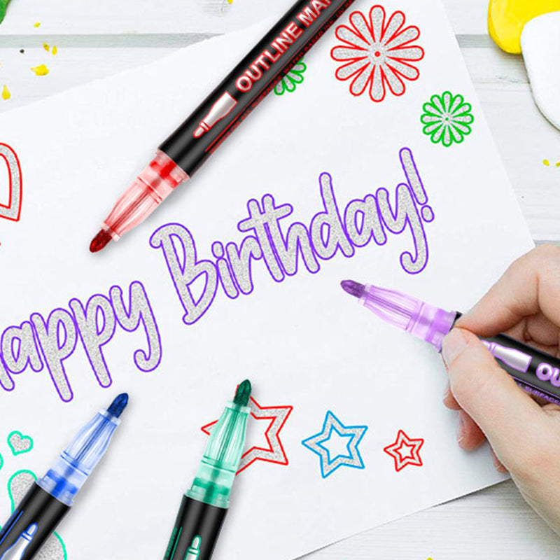 Färgning Lightstick Graffiti Highlighter Pennor