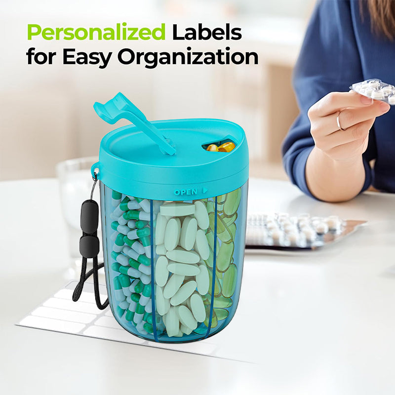 Multi-Compartment 7-Day Pill Organizer