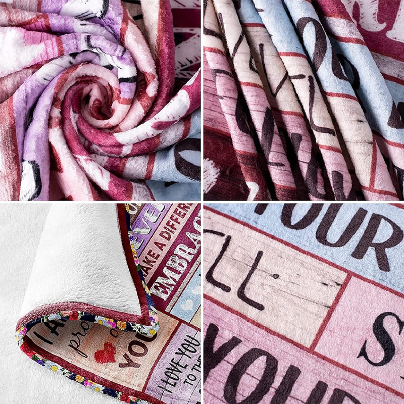 To My Wife Blanket – Romantic Gift from Husband