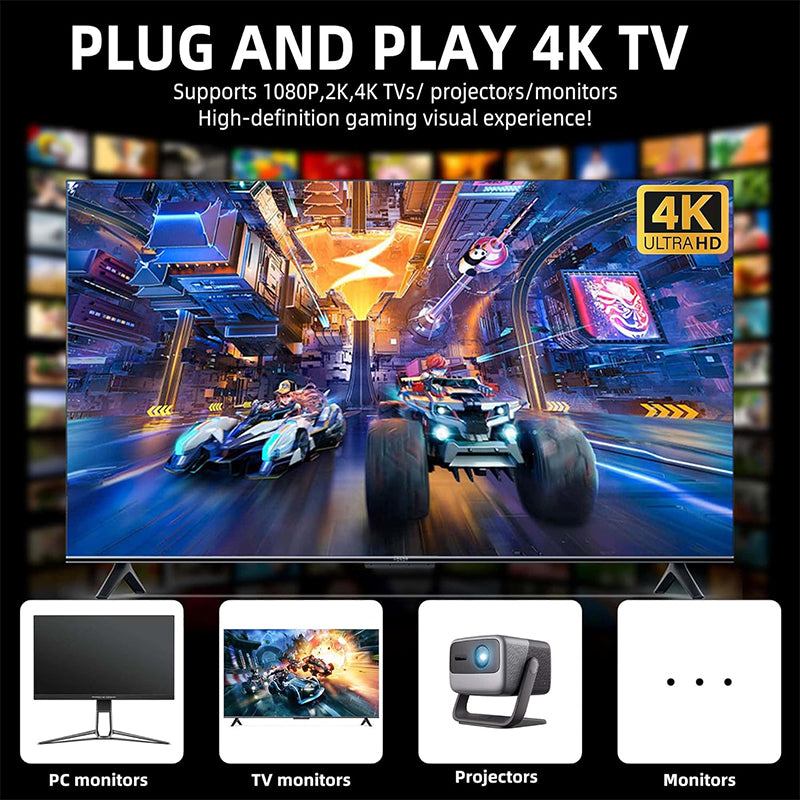 Retro Game Console Dual Wireless Controllers