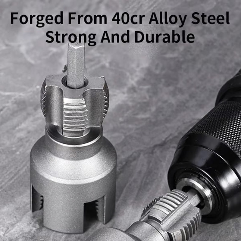 Integrated Internal & External Pipe Threading Tool