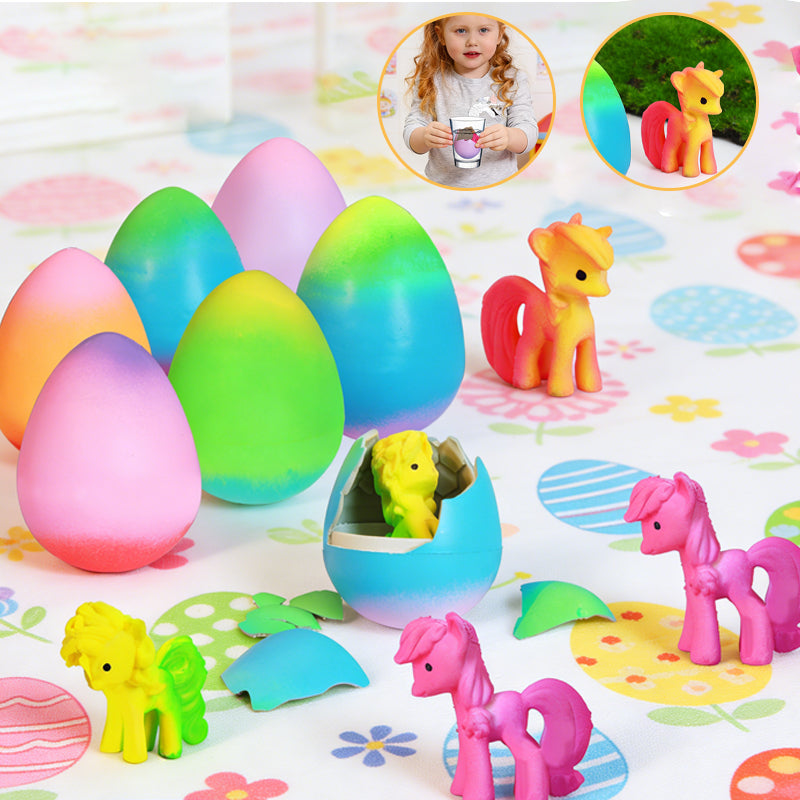 Magical Water-Hatching & Growing Unicorn Surprise Eggs