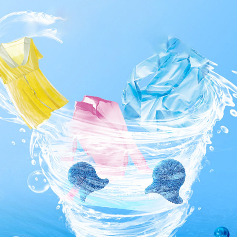 5-piece Set of Blue Washing Machine Lint Removers for Pets