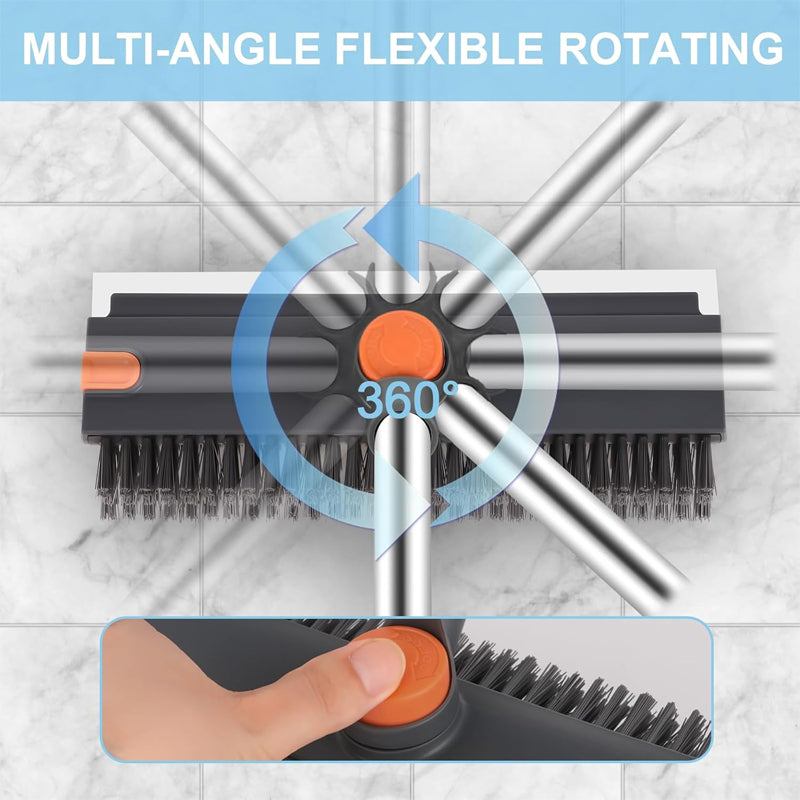 No-Dead-Angle Hard Bristle Floor Brush