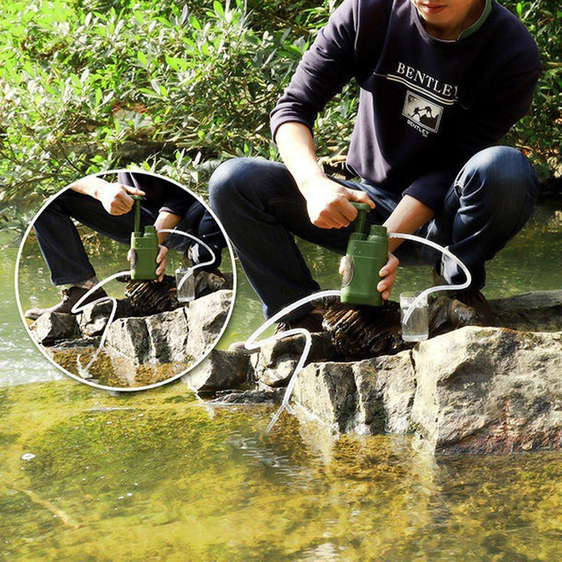 Portable Hand Pump Water Filter