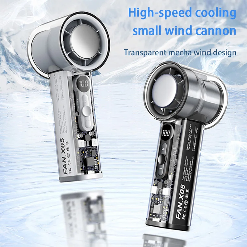 Transparent Mecha USB Turbo Fan with Semiconductor Cooling