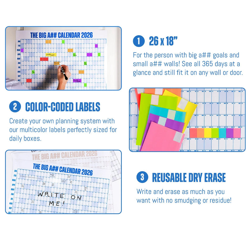 The Big A## 2026 Wall Calendar
