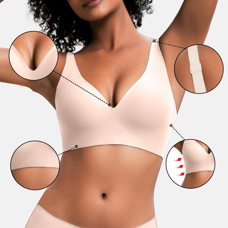 Seamless Wireless Full-Cup Bra