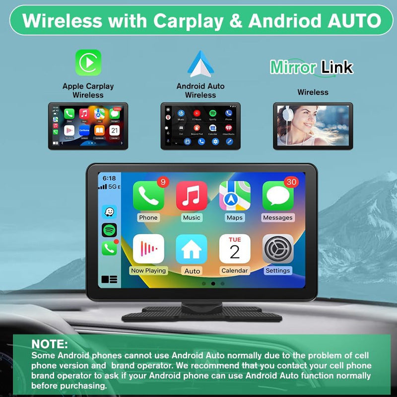 Portable Carplay Screen for Car