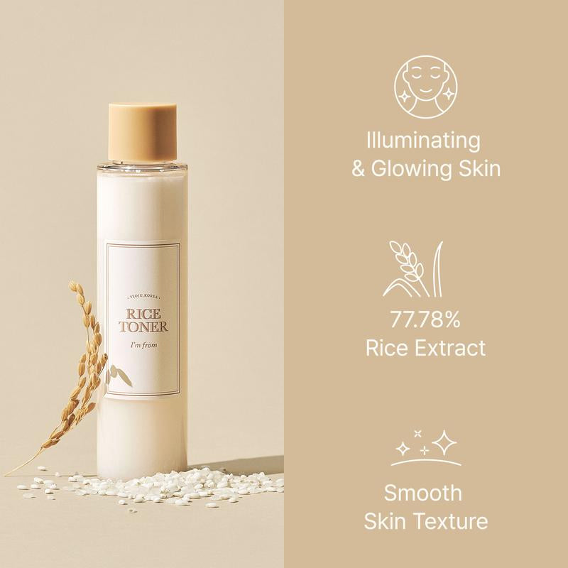 Rice Toner, 77.78% Rice Extract