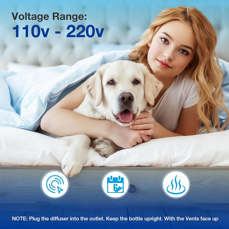[US Plug] Pet Calming Pheromone Diffuser Kit