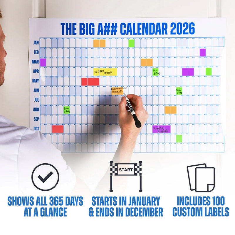 The Big A## 2026 Wall Calendar