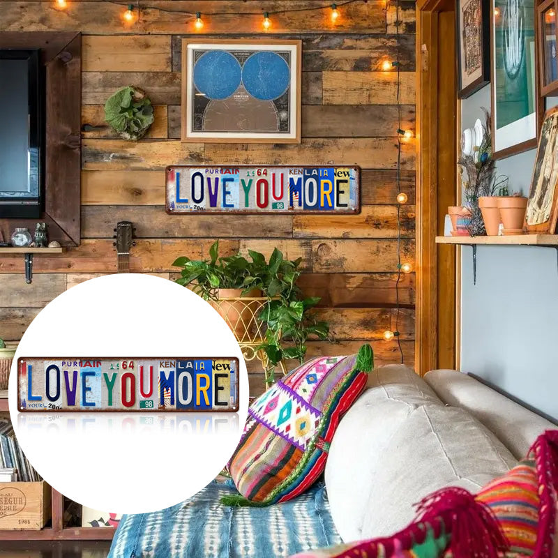 Tinplate decorative metal painting