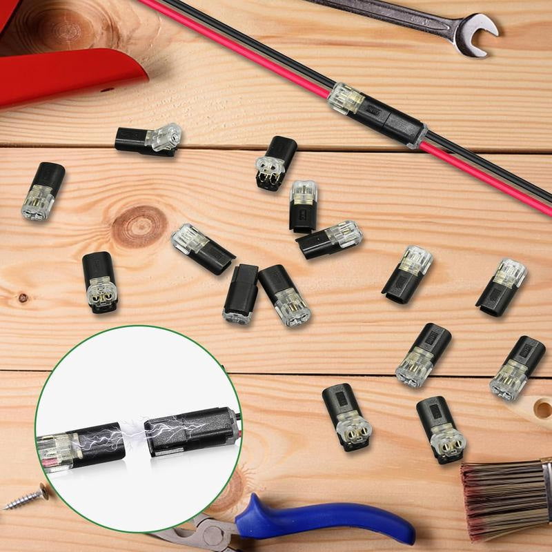 LED Strip Connector Plug with Locking Buckle