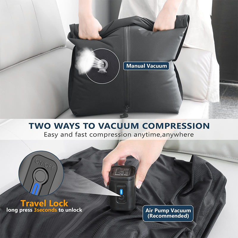 Vacuum Bags for Travel with Wireless Vacuum Pump