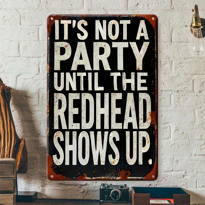 Vintage Humor Metal Sign