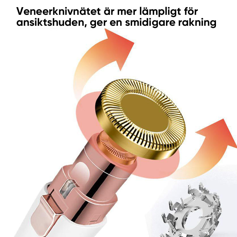 2-i-1 Elektrisk Ögonbrynstrimmer