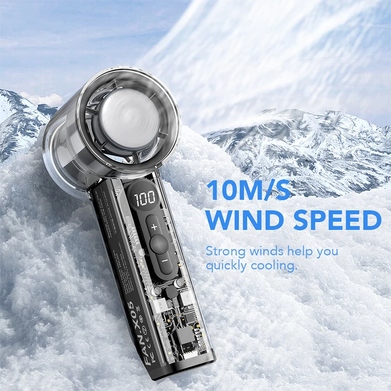 Transparent Mecha USB Turbo Fan with Semiconductor Cooling