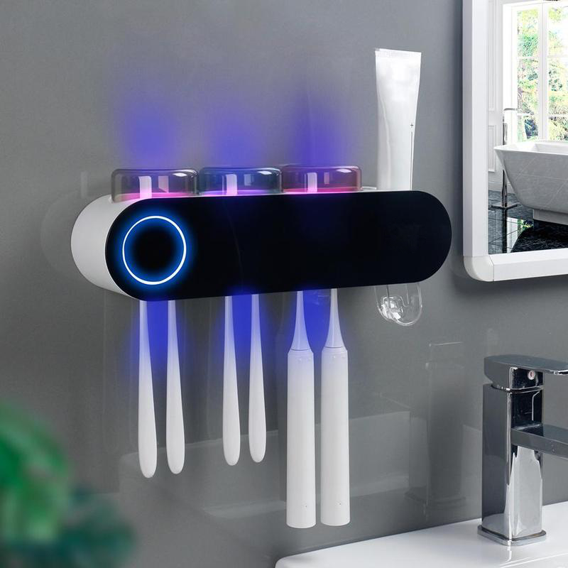 Toothbrush Holders with Ultraviolet Disinfection