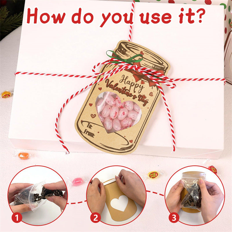 Mason Jar Valentine Gifts Cards