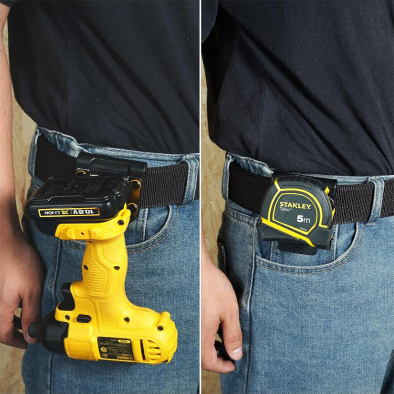 Heavy Duty Drill & Tape Measure Belt Holder for Cordless Tools