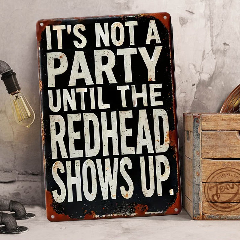 Vintage Humor Metal Sign